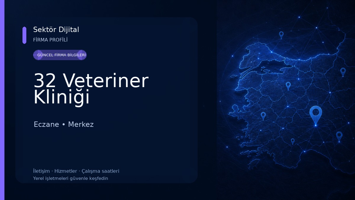 32 Veteriner Kliniği Eczane