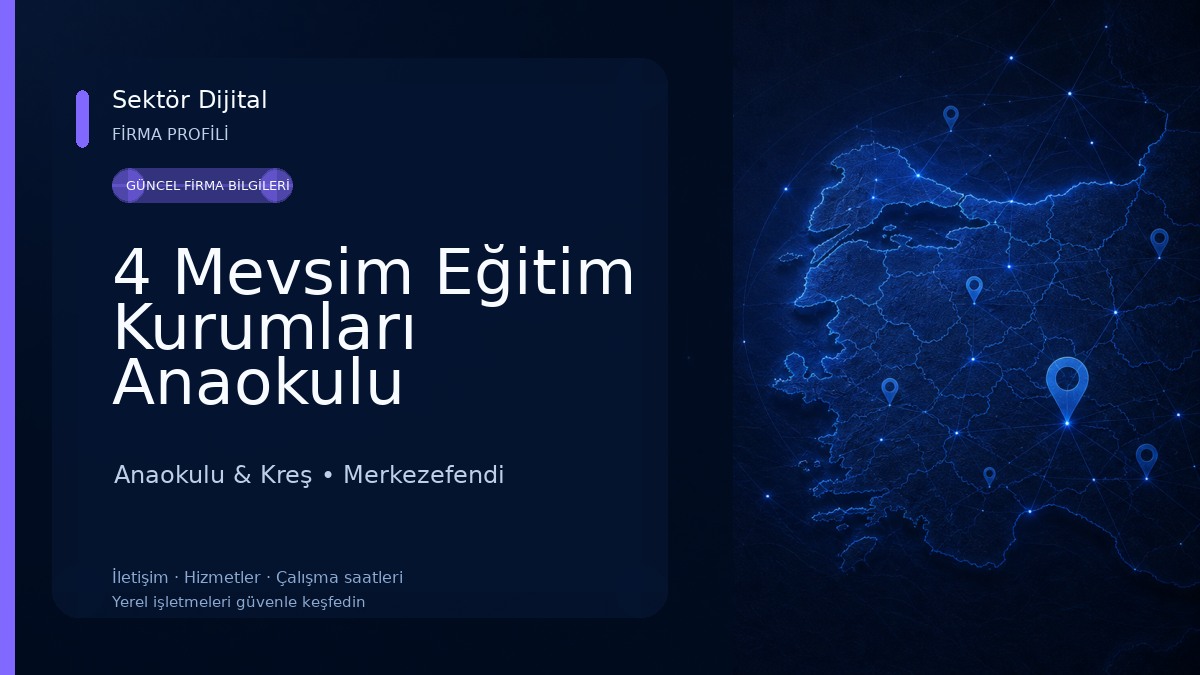 4 Mevsim Eğitim Kurumları Anaokulu Kampüsü Anaokulu & Kreş