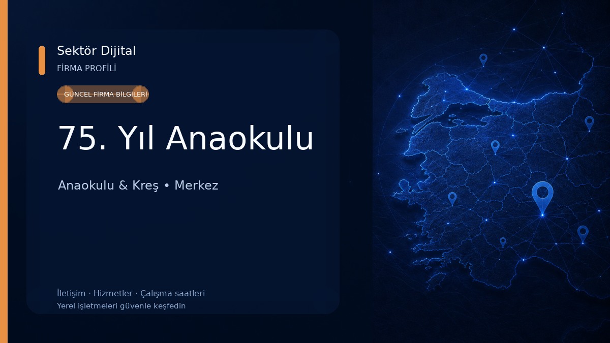 75. Yıl Anaokulu Anaokulu & Kreş