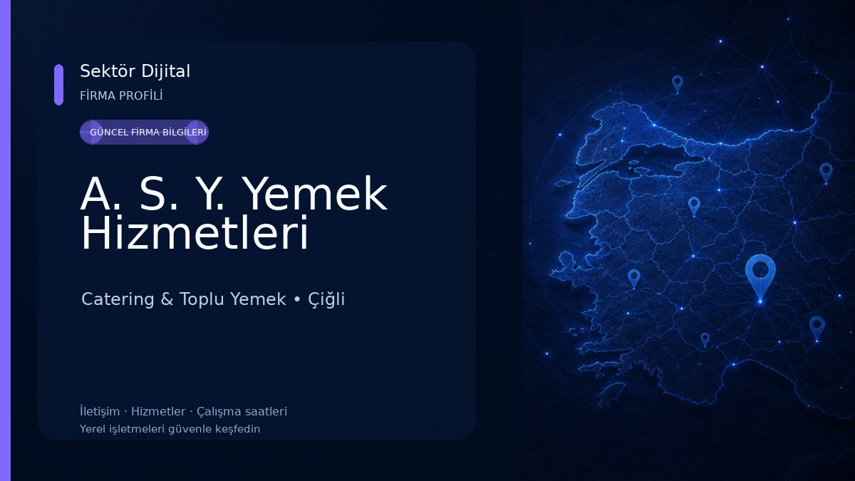 A. S. Y. Yemek Hizmetleri Catering & Toplu Yemek