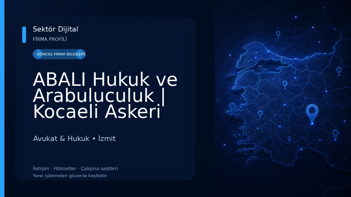 ABALI Hukuk ve Arabuluculuk | Kocaeli Askeri Dava Avukatı,Kocaeli İdari Yargı Avukatı,Kocaeli Vergi Avukatı Avukat & Hukuk