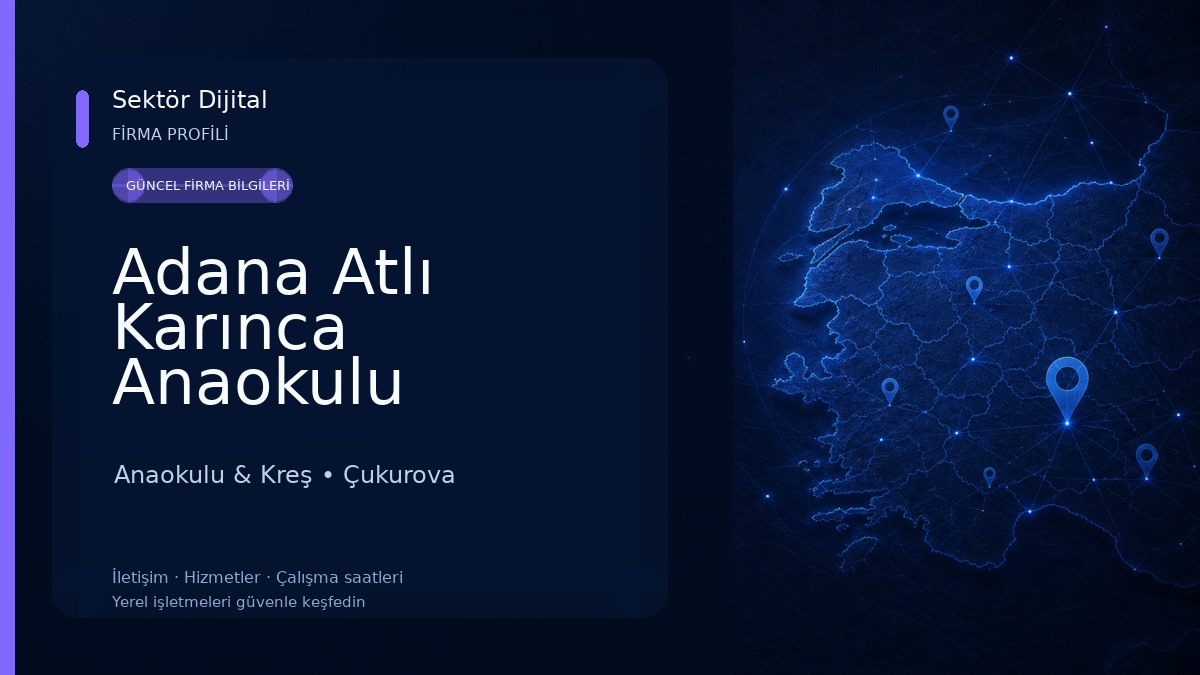 Adana Atlı Karınca Anaokulu