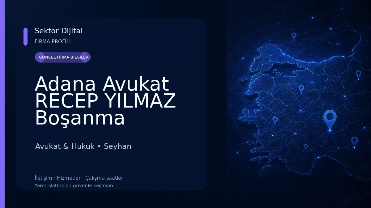 Adana Avukat RECEP YILMAZ Boşanma Avukatı Ceza Avukatı, Miras Avukatı,Tazminat Avukatı Avukat & Hukuk