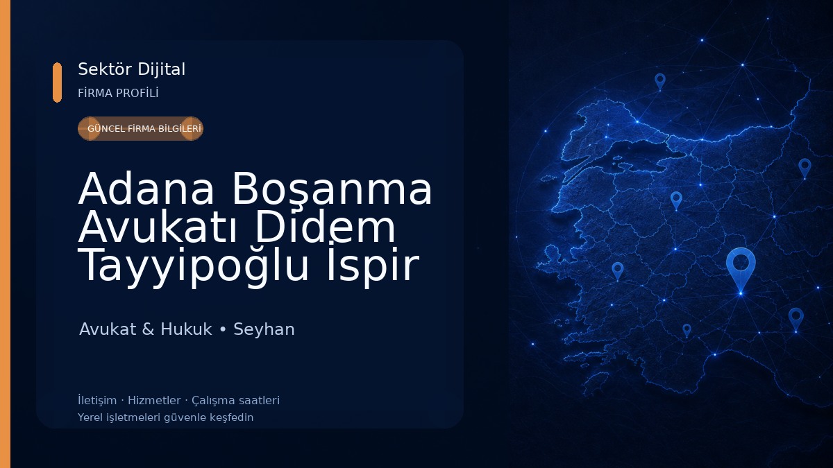Adana Boşanma Avukatı Didem Tayyipoğlu İspir | Adana Avukat - Ceza Avukatı, İcra, İşçi Avukatı, Miras Avukatı Avukat & Hukuk