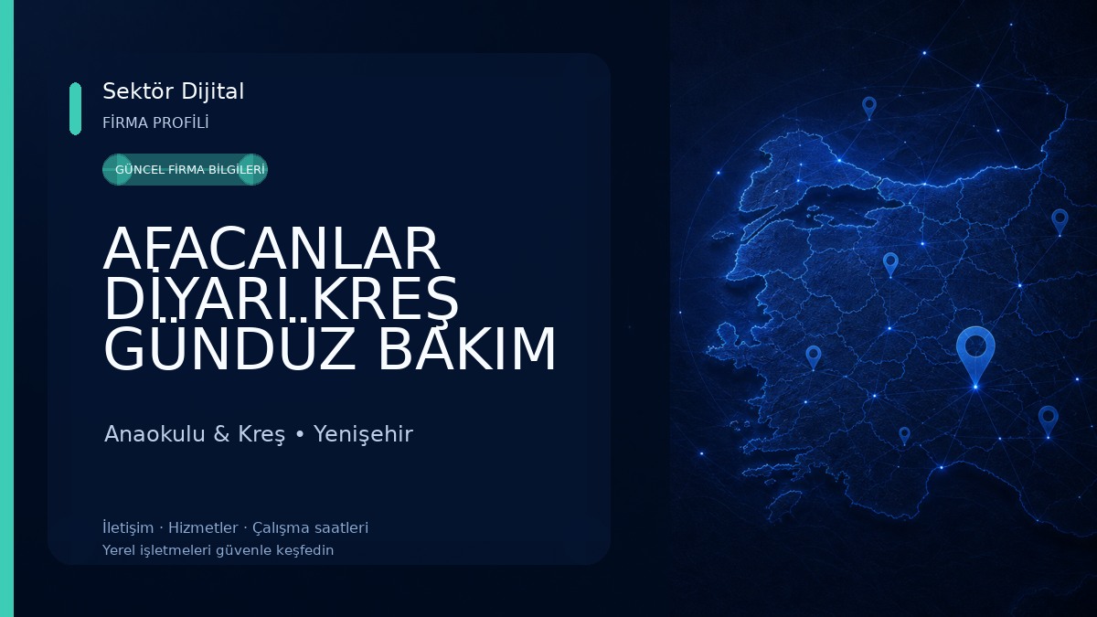 AFACANLAR DİYARI KREŞ GÜNDÜZ BAKIM EVİ Anaokulu & Kreş