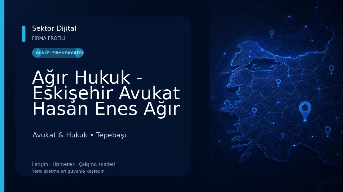 Ağır Hukuk - Eskişehir Avukat Hasan Enes Ağır - Eskişehir Ceza Avukatı Avukat & Hukuk