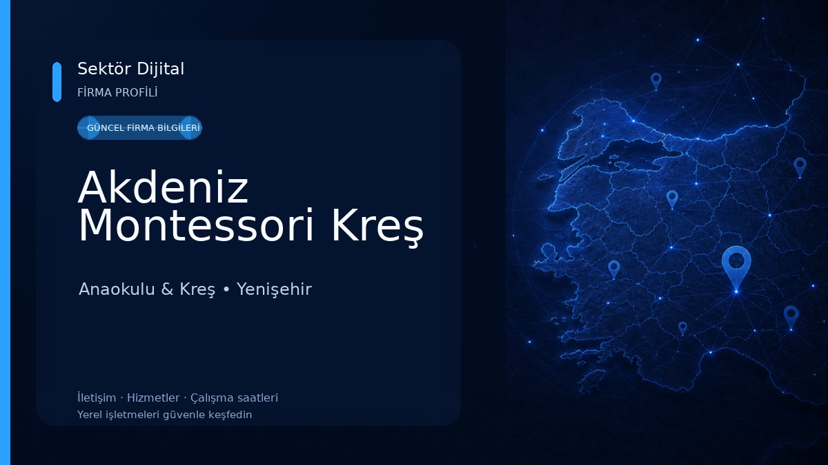 Akdeniz Montessori Kreş Anaokulu & Kreş