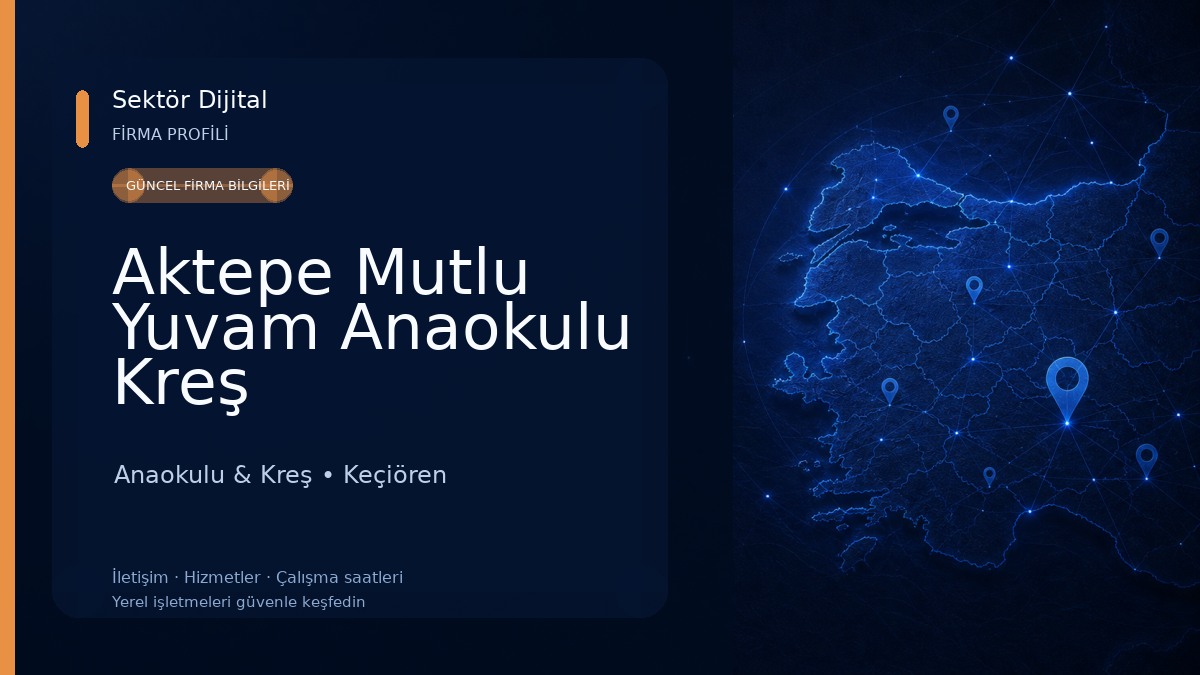 Aktepe Mutlu Yuvam Anaokulu Kreş Anaokulu & Kreş
