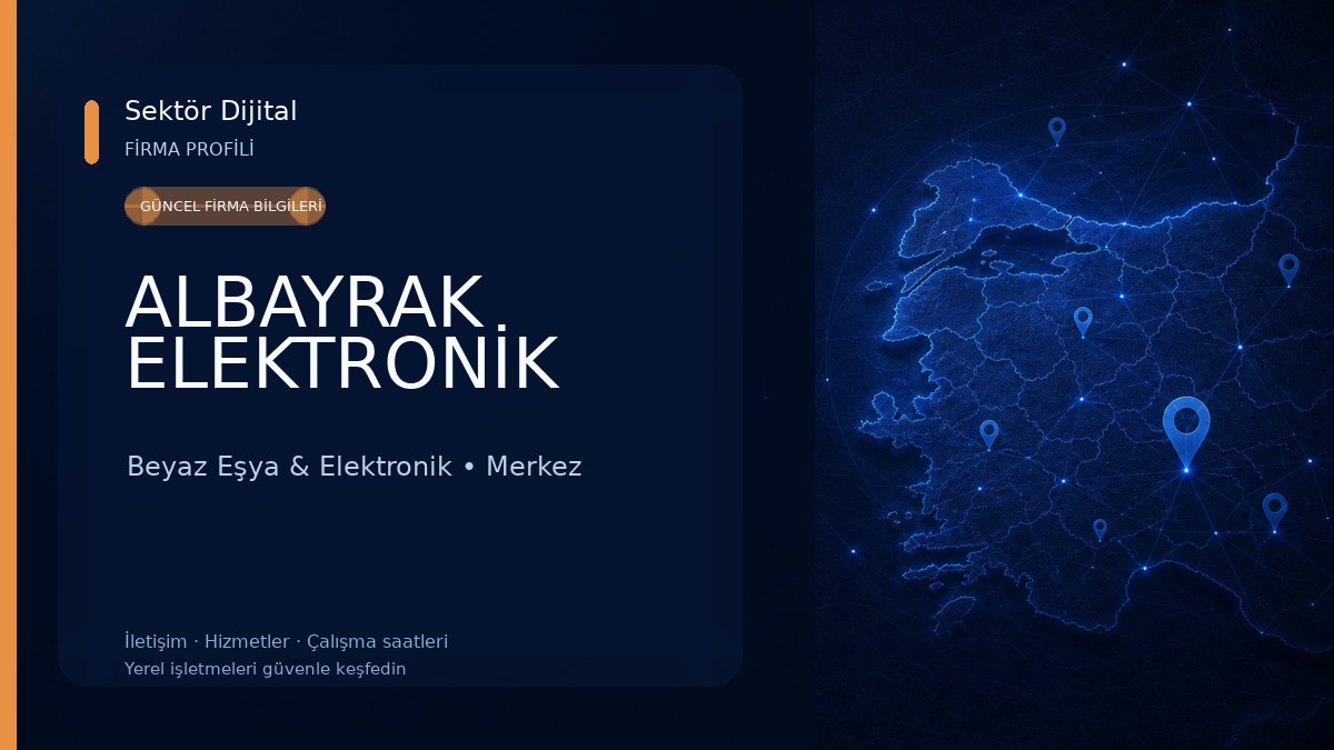 ALBAYRAK ELEKTRONİK Beyaz Eşya & Elektronik