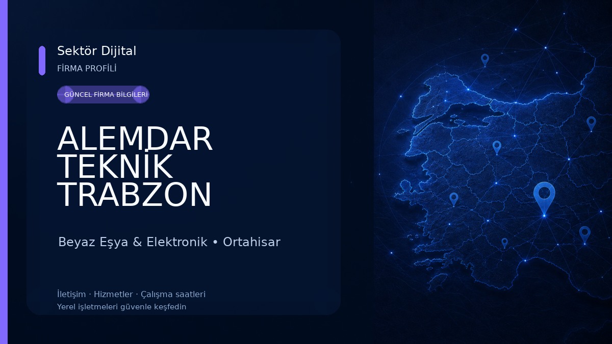 ALEMDAR TEKNİK TRABZON Beyaz Eşya & Elektronik