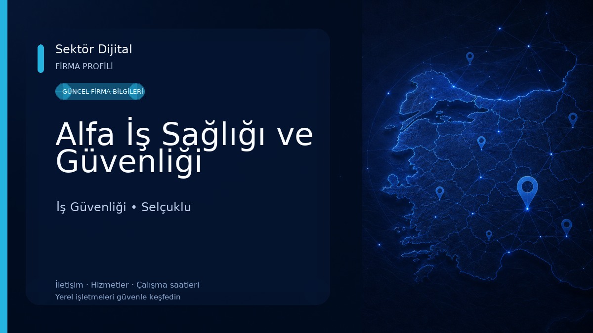 Alfa İş Sağlığı ve Güvenliği 