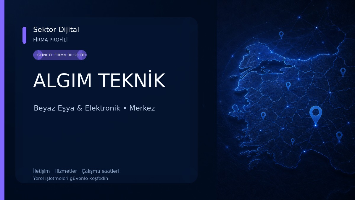 ALGIM TEKNİK Beyaz Eşya & Elektronik