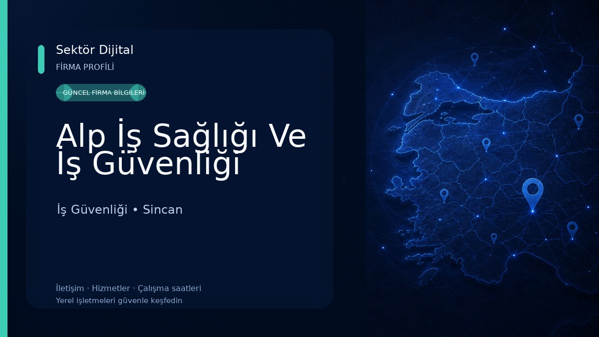 Alp İş Sağlığı Ve İş Güvenliği İş Güvenliği