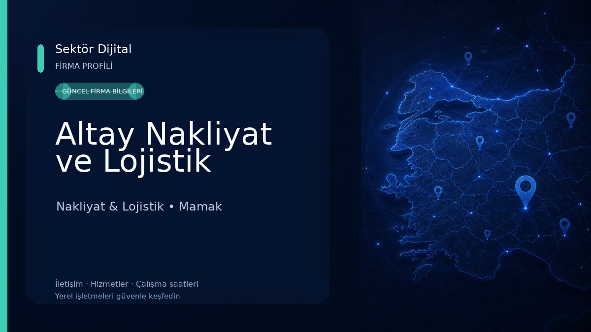 Altay Nakliyat ve Lojistik Nakliyat & Lojistik