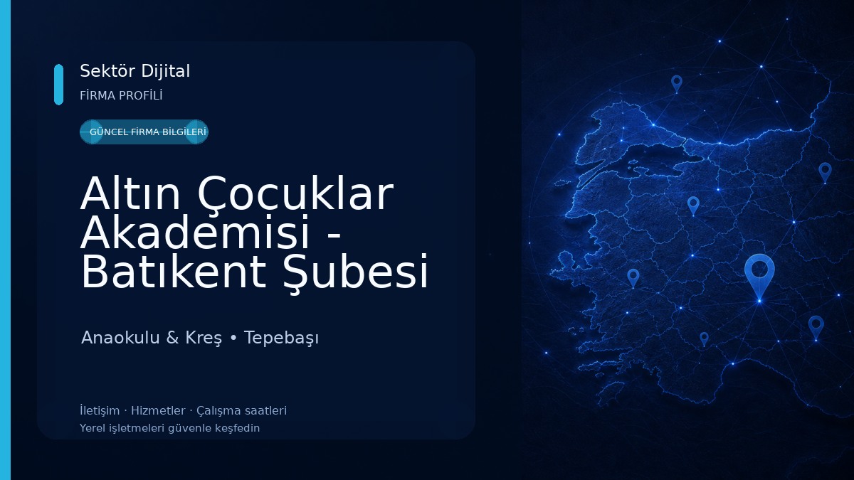 Altın Çocuklar Akademisi - Batıkent Şubesi Anaokulu & Kreş