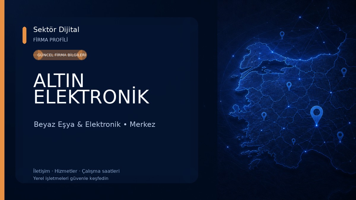 ALTIN ELEKTRONİK Beyaz Eşya & Elektronik