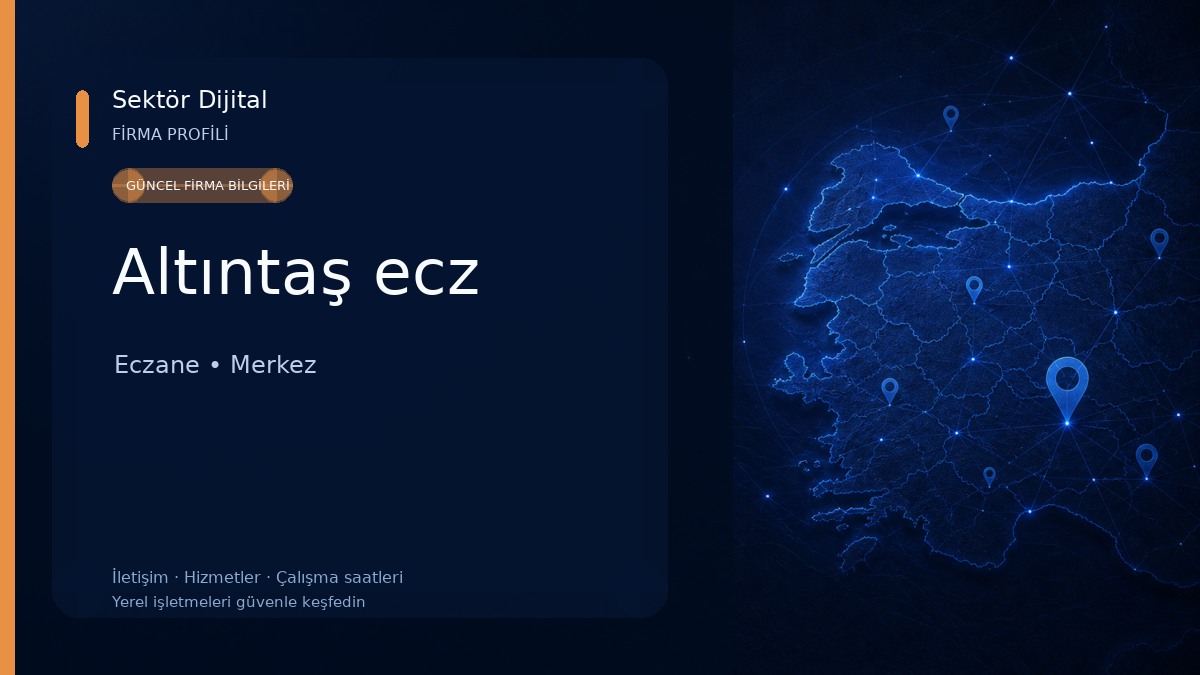 Altıntaş ecz Eczane