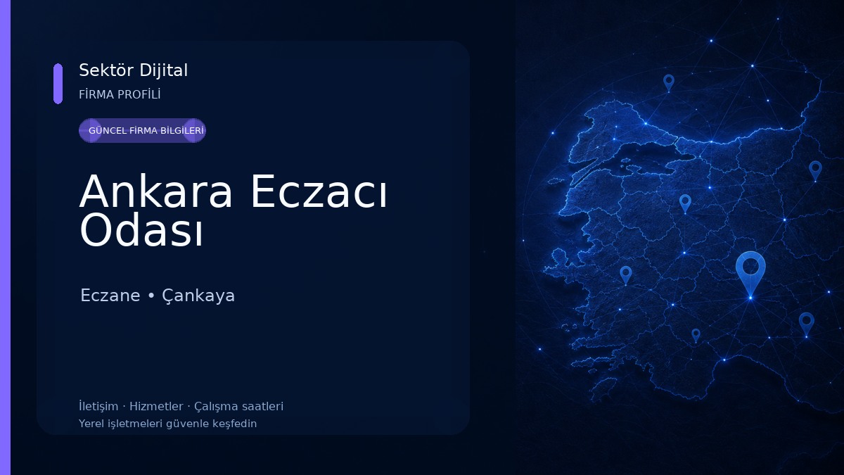 Ankara Eczacı Odası Eczane