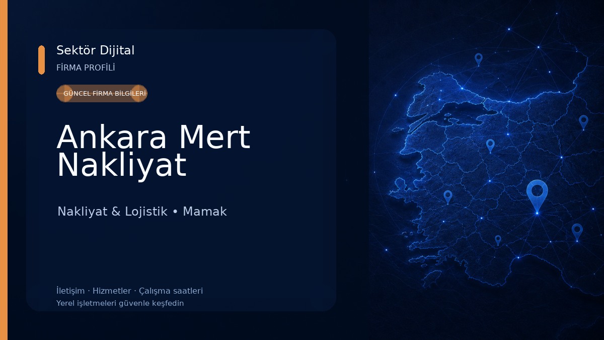 Ankara Mert Nakliyat Nakliyat & Lojistik