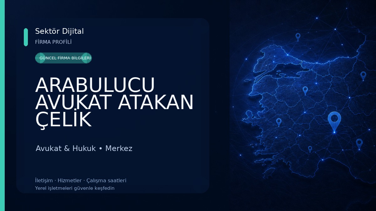 ARABULUCU AVUKAT ATAKAN ÇELİK Avukat & Hukuk