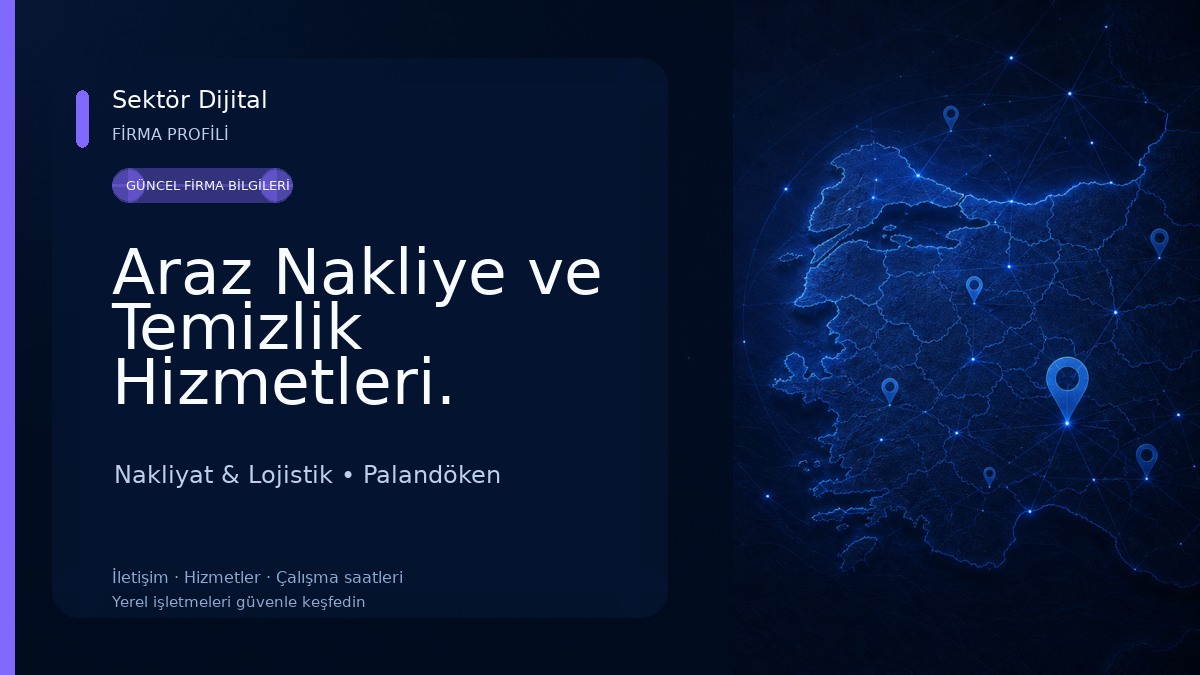 Araz Nakliye ve Temizlik Hizmetleri. 