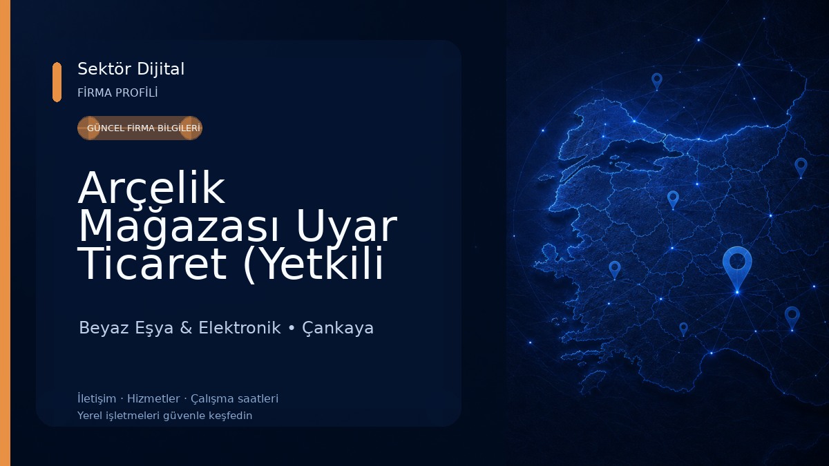 Arçelik Mağazası Uyar Ticaret (Yetkili Satıcı) Beyaz Eşya & Elektronik