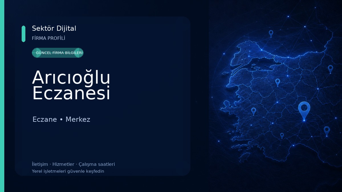 Arıcıoğlu Eczanesi Eczane