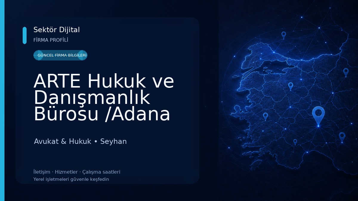 ARTE Hukuk ve Danışmanlık Bürosu /Adana Avukat - Boşanma Avukatı - Sigorta Avukatı - İş Hukuku Avukatı Avukat & Hukuk