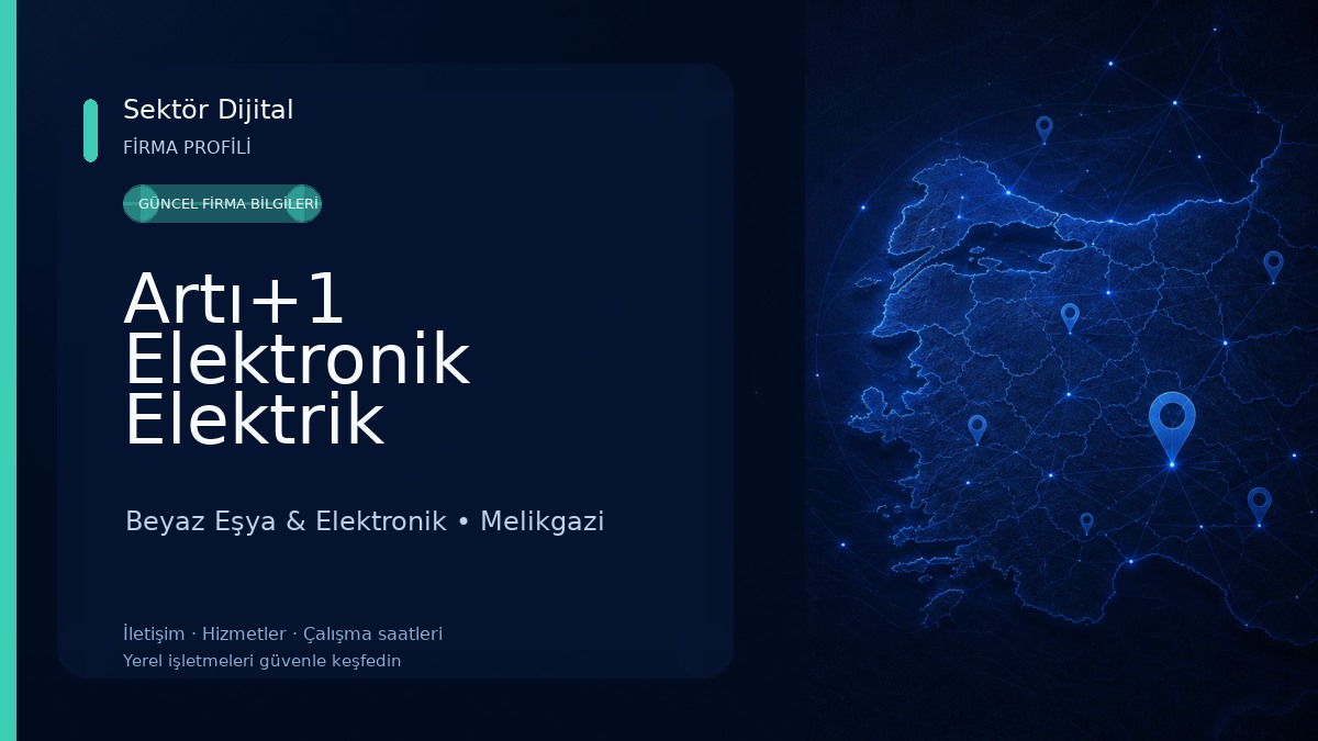 Artı+1 Elektronik Elektrik Beyaz Eşya & Elektronik