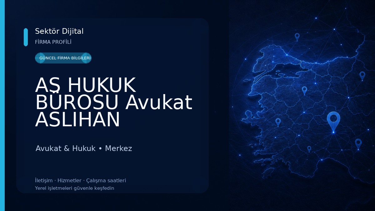 AS HUKUK BÜROSU Avukat ASLIHAN SOYKAN Avukat & Hukuk