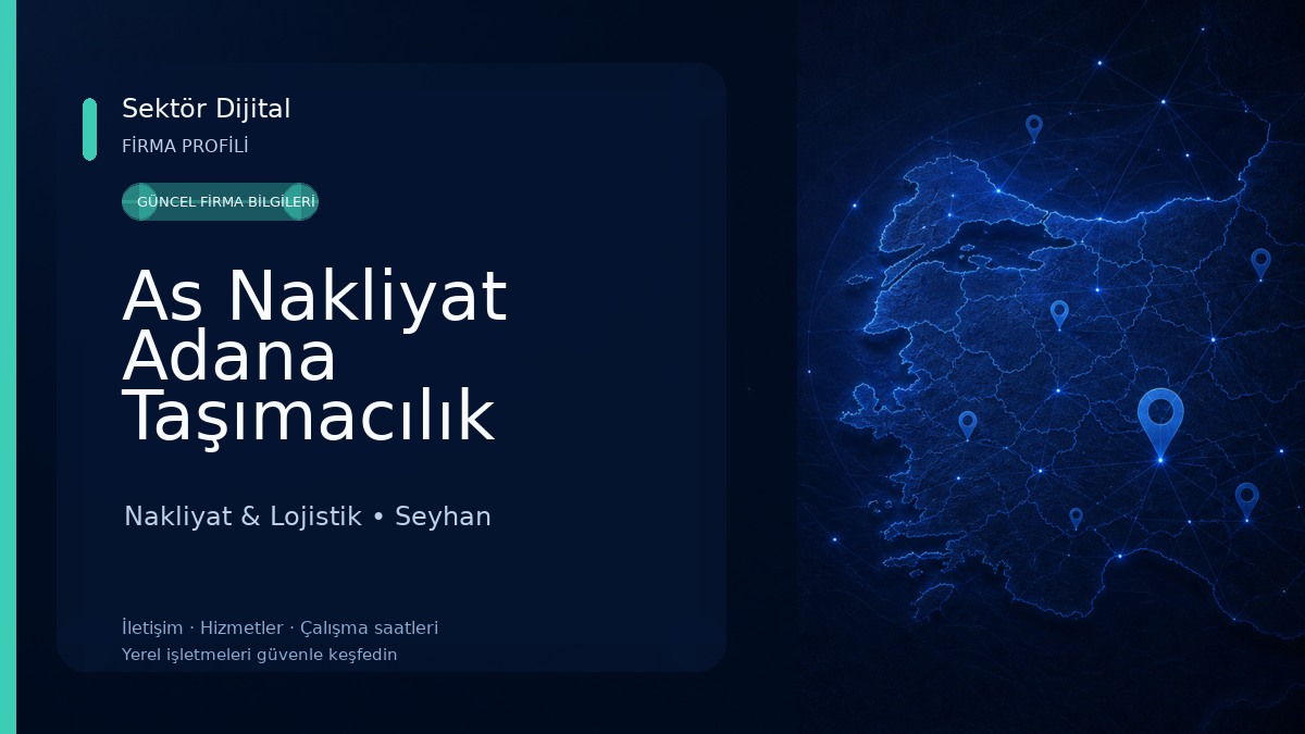 As Nakliyat Adana Taşımacılık 