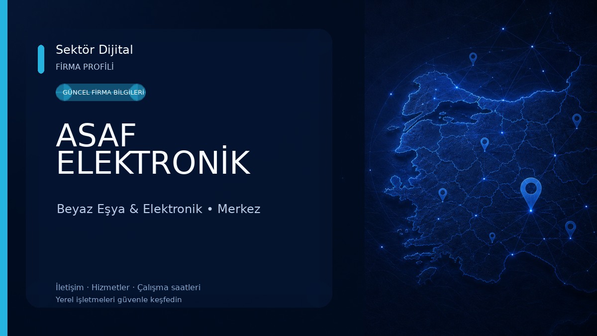 ASAF ELEKTRONİK Beyaz Eşya & Elektronik