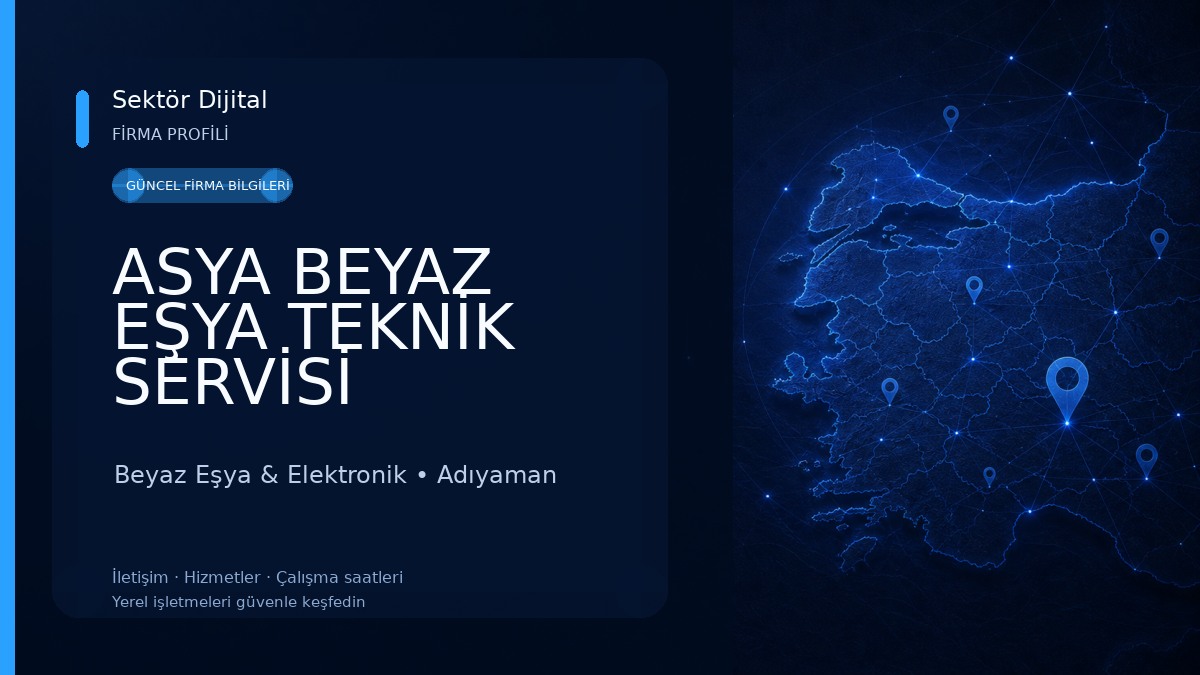 ASYA BEYAZ EŞYA TEKNİK SERVİSİ Beyaz Eşya & Elektronik