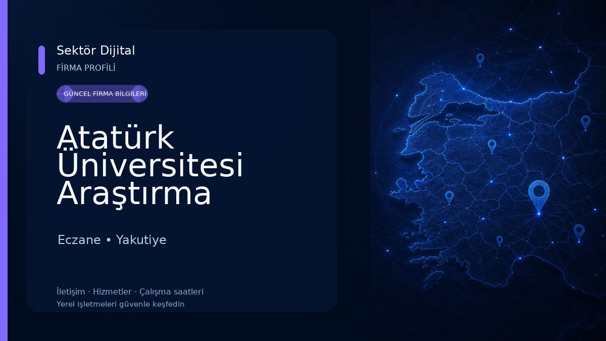 Atatürk Üniversitesi Araştırma Hastanesi Eczane