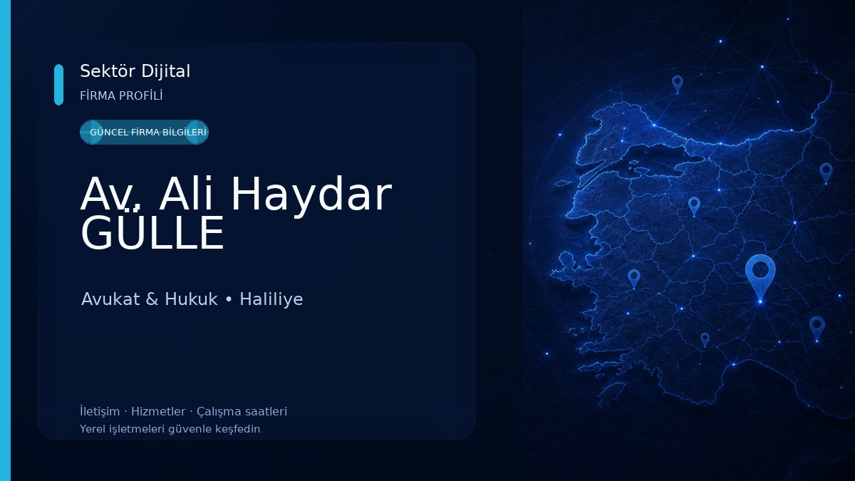 Av. Ali Haydar GÜLLE 