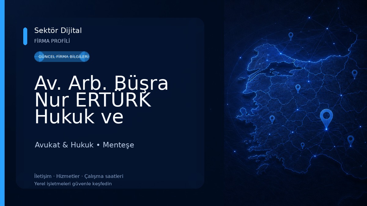 Av. Arb. Büşra Nur ERTÜRK Hukuk ve Danışmanlık 