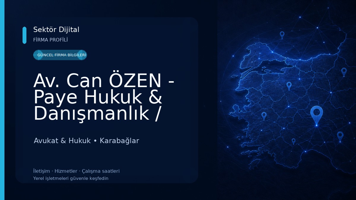 Av. Can ÖZEN - Paye Hukuk & Danışmanlık / İzmir Ağır Ceza Avukatı, İzmir Ceza Avukatı - İzmir Avukat 