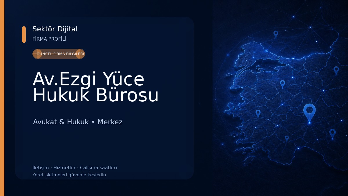 Av.Ezgi Yüce Hukuk Bürosu Avukat & Hukuk