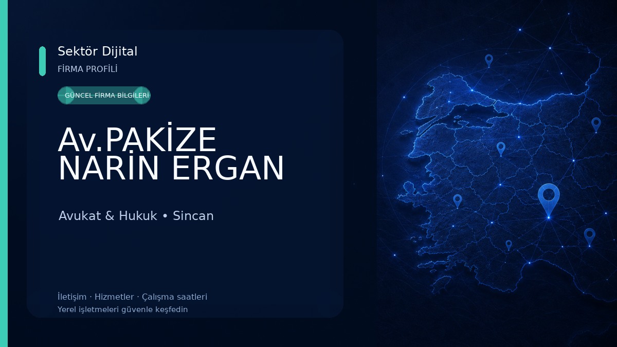 Av.PAKİZE NARİN ERGAN Avukat & Hukuk