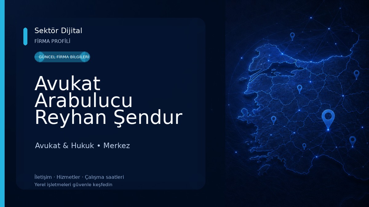 Avukat Arabulucu Reyhan Şendur Avukat & Hukuk