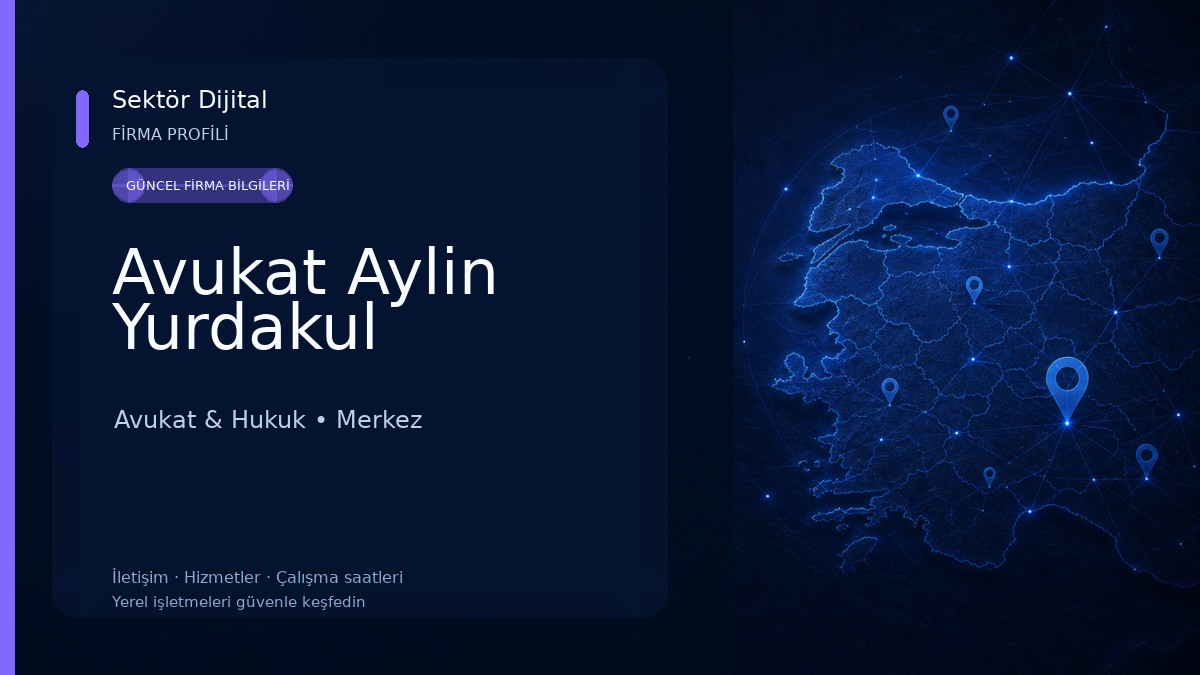 Avukat Aylin Yurdakul 