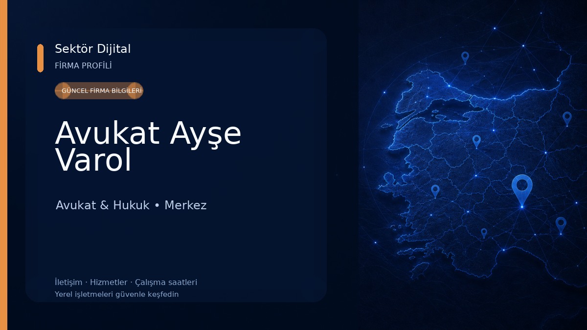Avukat Ayşe Varol Avukat & Hukuk