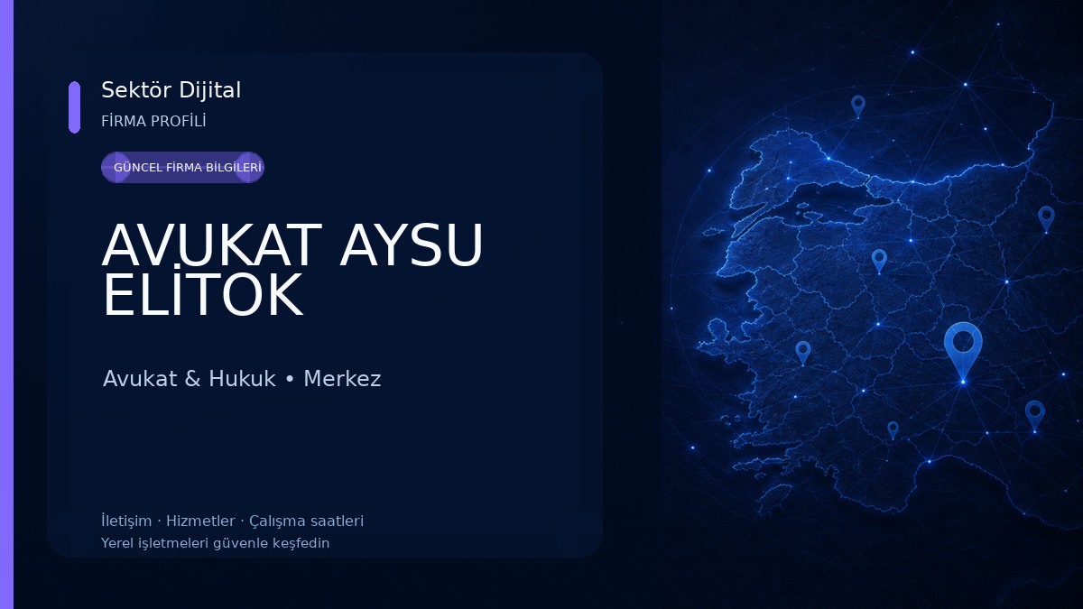 AVUKAT AYSU ELİTOK 
