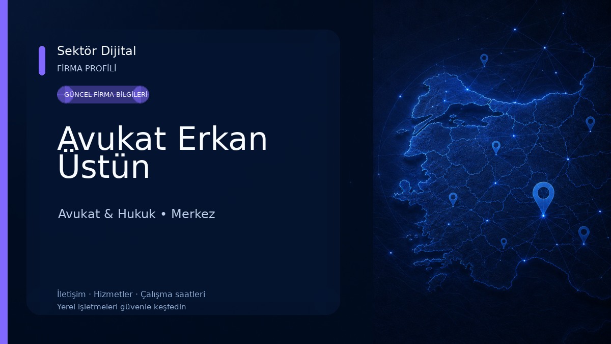 Avukat Erkan Üstün Avukat & Hukuk