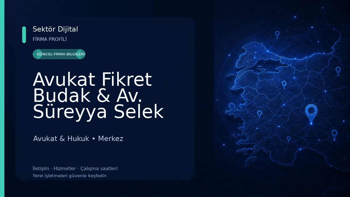 Avukat Fikret Budak & Av. Süreyya Selek Avukat & Hukuk