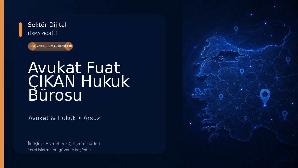Avukat Fuat ÇIKAN Hukuk Bürosu Avukat & Hukuk