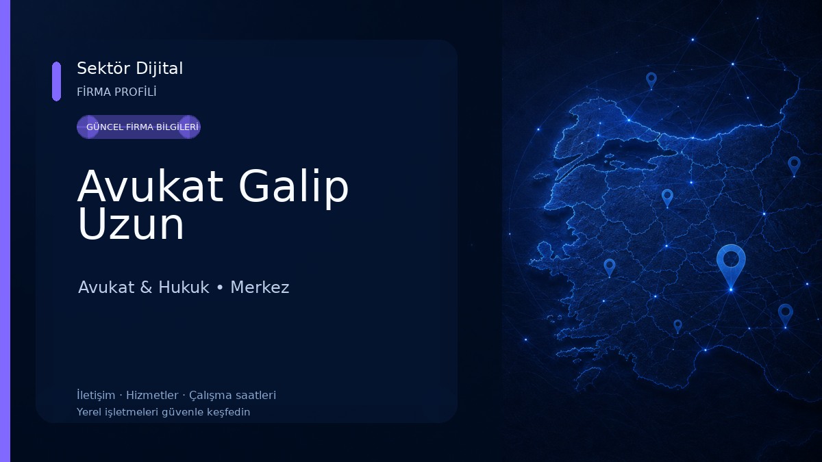 Avukat Galip Uzun Avukat & Hukuk