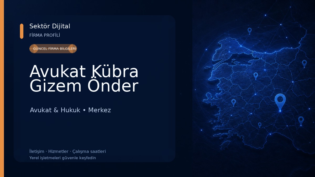 Avukat Kübra Gizem Önder Avukat & Hukuk