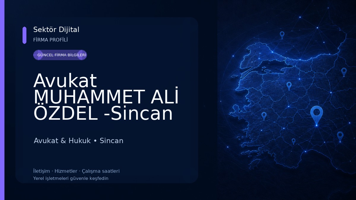 Avukat MUHAMMET ALİ ÖZDEL -Sincan Avukat, Sincan Boşanma, Anlaşmalı Boşanma, Nafaka,Değer kaybı Avukatı-Sincan İş Avukatı Avukat & Hukuk