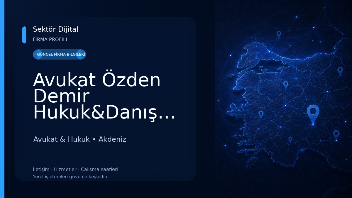 Avukat Özden Demir Hukuk&Danışmanlık Ofisi | Mersin Araç Değer Kaybı Avukatı | Mersin İşçilik Alacak Avukatı | Ceza Avukatı Avukat & Hukuk
